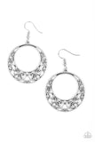 Newport Nautical - Silver Earrings - Paparazzi Accessories Earrings Bedazzle Me Pretty Mobile Fashion Boutique