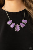 Newport Princess - Purple Necklace - Paparazzi Accessories Necklace Bedazzle Me Pretty Mobile Fashion Boutique