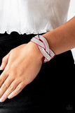 Nice Girls Finish Last - Pink Bracelet - Paparazzi Accessories Bracelet Bedazzle Me Pretty Mobile Fashion Boutique