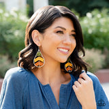 Nice Threads - Multi Earrings - Paparazzi Accessories Earrings Bedazzle Me Pretty Mobile Fashion Boutique