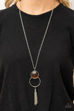 Nice To GLOW You - Brown Necklace - Paparazzi Accessories Necklace Bedazzle Me Pretty Mobile Fashion Boutique