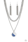 Night and Day - Blue Necklace - Paparazzi Accessories Necklace Bedazzle Me Pretty Mobile Fashion Boutique