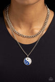 Night and Day - Blue Necklace - Paparazzi Accessories Necklace Bedazzle Me Pretty Mobile Fashion Boutique