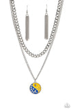 Night and Day - Yellow Necklace - Paparazzi Accessories Necklace Bedazzle Me Pretty Mobile Fashion Boutique