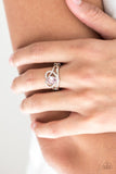 No HEART-Strings Attached - Pink Ring - Paparazzi Accessories Ring Bedazzle Me Pretty Mobile Fashion Boutique