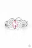 No HEART-Strings Attached - Pink Ring - Paparazzi Accessories Ring Bedazzle Me Pretty Mobile Fashion Boutique