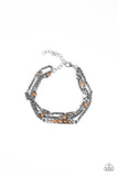 No Means NOMAD - Brown Bracelet - Paparazzi Accessories Bracelet Bedazzle Me Pretty Mobile Fashion Boutique