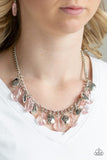 No Tears Left To Cry - Pink Necklace - Paparazzi Accessories Necklace Bedazzle Me Pretty Mobile Fashion Boutique