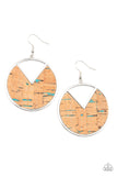 Nod to Nature - Blue Earrings - Paparazzi Accessories Earrings Bedazzle Me Pretty Mobile Fashion Boutique