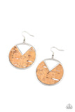 Nod to Nature - White Earrings - Paparazzi Accessories Earrings Bedazzle Me Pretty Mobile Fashion Boutique
