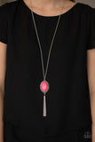 Nomadic Dramatics - Pink Necklace - Paparazzi Accessories Necklace Bedazzle Me Pretty Mobile Fashion Boutique