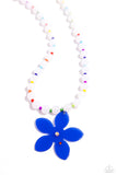 Nostalgic Novelty - Blue Necklace - Paparazzi Accessories Necklace Bedazzle Me Pretty Mobile Fashion Boutique