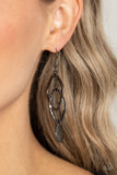 Nothing but CHIME - Black Earrings - Paparazzi Accessories Earrings Bedazzle Me Pretty Mobile Fashion Boutique