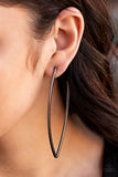 Nothing But Trouble - Silver Earrings - Paparazzi Accessories Earrings Bedazzle Me Pretty Mobile Fashion Boutique