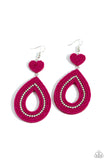 Now SEED Here - Pink Earrings - Paparazzi Accessories Earrings Bedazzle Me Pretty Mobile Fashion Boutique