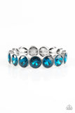 Number One Knockout - Blue Bracelet - Paparazzi Accessories Bracelet Bedazzle Me Pretty Mobile Fashion Boutique