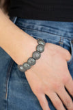 Obviously Ornate - Silver Bracelet - Paparazzi Accessories Bracelet Bedazzle Me Pretty Mobile Fashion Boutique