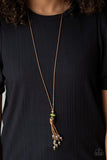 Ocean Child - Green Necklace - Paparazzi Accessories Necklace Bedazzle Me Pretty Mobile Fashion Boutique