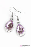 Ocean Cruise - Purple Earrings - Paparazzi Accessories Earrings Bedazzle Me Pretty Mobile Fashion Boutique