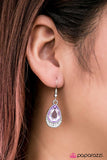 Ocean Cruise - Purple Earrings - Paparazzi Accessories Earrings Bedazzle Me Pretty Mobile Fashion Boutique