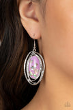 Ocean Floor Oracle - Purple Earrings - Paparazzi Accessories Earrings Bedazzle Me Pretty Mobile Fashion Boutique