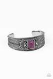 Ocean Mist - Purple Bracelet - Paparazzi Accessories Bracelet Bedazzle Me Pretty Mobile Fashion Boutique