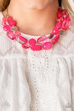 Oceanic Opulence - Pink Necklace - Paparazzi Accessories Necklace Bedazzle Me Pretty Mobile Fashion Boutique