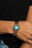 Oceanic Oracle - Copper Bracelet - Paparazzi Accessories Bracelet Bedazzle Me Pretty Mobile Fashion Boutique