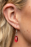 Off the FLOCK - Red Necklace - Paparazzi Accessories Necklace Bedazzle Me Pretty Mobile Fashion Boutique