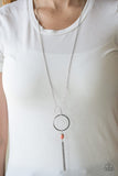 Offshore Odyssey - Orange Necklace - Paparazzi Accessories Necklace Bedazzle Me Pretty Mobile Fashion Boutique