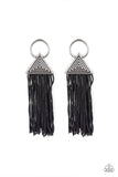 Oh My GIZA - Black Earrings - Paparazzi Accessories Earrings Bedazzle Me Pretty Mobile Fashion Boutique