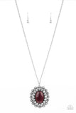 Oh My Medallion - Purple Necklace - Paparazzi Accessories Necklace Bedazzle Me Pretty Mobile Fashion Boutique