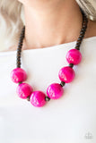 Oh My Miami - Pink Necklace - Paparazzi Accessories Necklace Bedazzle Me Pretty Mobile Fashion Boutique