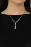 Olympian Oracle - White Necklace - Paparazzi Accessories Necklace Bedazzle Me Pretty Mobile Fashion Boutique
