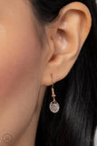 On My CHIME - Rose Gold Necklace - Paparazzi Accessories Necklace Bedazzle Me Pretty Mobile Fashion Boutique