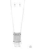 On The Fly - Black Necklace - Paparazzi Accessories Necklace Bedazzle Me Pretty Mobile Fashion Boutique
