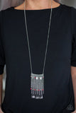 On The Fly - Multi Necklace - Paparazzi Accessories Necklace Bedazzle Me Pretty Mobile Fashion Boutique