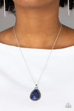On The Home FRONTIER - Blue Necklace - Paparazzi Accessories Necklace Bedazzle Me Pretty Mobile Fashion Boutique