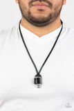 On the Lookout - Black Necklace - Paparazzi Accessories Necklace Bedazzle Me Pretty Mobile Fashion Boutique