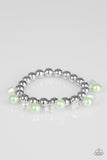 Once In A Millennium - Green Bracelet - Paparazzi Accessories Bracelet Bedazzle Me Pretty Mobile Fashion Boutique
