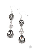 Once Upon a Twinkle - Silver Earrings - Paparazzi Accessories Earrings Bedazzle Me Pretty Mobile Fashion Boutique
