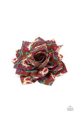 One Day At A SPRINGTIME - Brown Hair Clip - Paparazzi Accessories Hair Clip Bedazzle Me Pretty Mobile Fashion Boutique