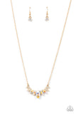 One Empire at a Time - Gold Necklace - Paparazzi Accessories Necklace Bedazzle Me Pretty Mobile Fashion Boutique