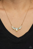 One Empire at a Time - Gold Necklace - Paparazzi Accessories Necklace Bedazzle Me Pretty Mobile Fashion Boutique