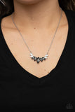 One Empire at a Time - Silver Necklace - Paparazzi Accessories Necklace Bedazzle Me Pretty Mobile Fashion Boutique