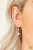 One Heart - White Necklace - Paparazzi Accessories Necklace Bedazzle Me Pretty Mobile Fashion Boutique