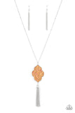 One Night In Casablanca - Pink Necklace - Paparazzi Accessories Necklace Bedazzle Me Pretty Mobile Fashion Boutique
