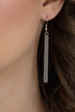 One Night In Casablanca - Silver Necklace - Paparazzi Accessories Necklace Bedazzle Me Pretty Mobile Fashion Boutique