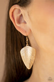 One Of The Flock - Gold Earrings - Paparazzi Accessories Earrings Bedazzle Me Pretty Mobile Fashion Boutique
