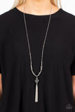 One SWAY or Another - Silver Necklace - Paparazzi Accessories Necklace Bedazzle Me Pretty Mobile Fashion Boutique